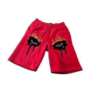 Roku Studio Women's Tear Sweatpants Joggers Red Size Medium